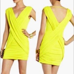 BCBG MAXAZRIA ALONDRA CRISS CROSS GODDESS DRESS